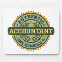 Authentic Accountant Mouse Mats