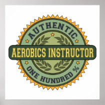 Authentic Aerobics Instructor Print