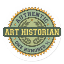 Authentic Art Historian stickers by 1000suns Authentic Art Historian stickers