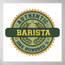 Authentic Barista Print