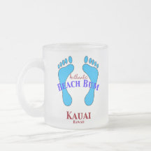 Authentic Beach Bum Kauai Hawaii Mug