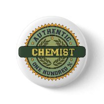 Authentic Chemist Button