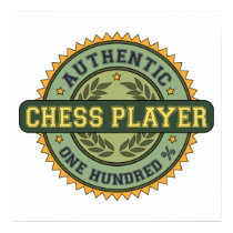 Authentic Chess Player posters