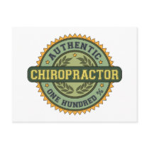 Authentic Chiropractor postcards