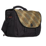 AUTHENTIC COBRA SNAKE SKIN DESIGN LAPTOP COMMUTER BAG