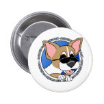 Authentic Cool Chihuahua Buttons