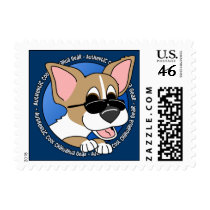 Authentic Cool Chihuahua postage