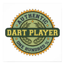Authentic Dart Player Print