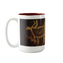 Authentic Elk Petroglyph mug