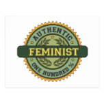 Authentic Feminist Postcard