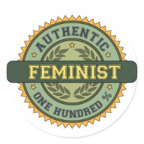 Authentic Feminist Sticker