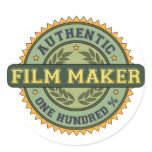 Authentic Film Maker Sticker