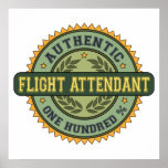 Authentic Flight Attendant posters