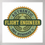 Authentic Flight Engineer Poster
