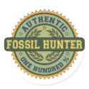 Authentic Fossil Hunter stickers by 1000suns Authentic Fossil Hunter stickers