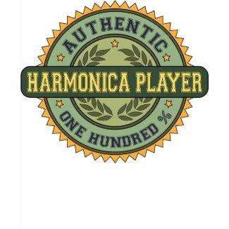 Authentic Harmonica Player shirt