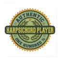 Authentic Harpsichord Player posters