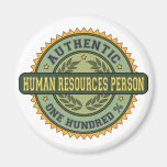 Authentic Human Resources Person Fridge Magnets