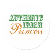 Authentic Irish Princess stickers by worldsfair Authentic Irish Princess stickers