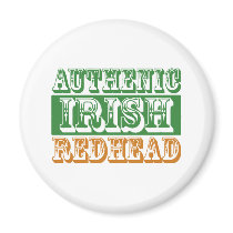 Authentic Irish Redhead Magnet