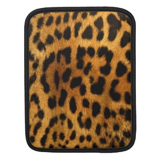 Authentic Leopard Fur Texture iPad 2 Sleeve rickshawsleeve
