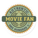 Authentic Movie Fan stickers