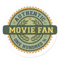 Authentic Movie Fan stickers by 1000suns Authentic Movie Fan stickers
