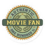 Authentic Movie Fan stickers
