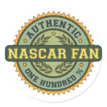 Authentic NASCAR Fan stickers by 1000suns Authentic NASCAR Fan stickers