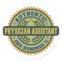 Authentic Physician Assistant stickers