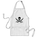 Authentic Pirate Flag of Jack Rackam aprons by PirateTavern Authentic Pirate Flag of Jack Rackam aprons