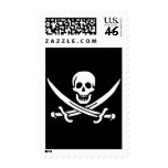 Authentic Pirate Flag of Jack Rackam Postage Stamps
