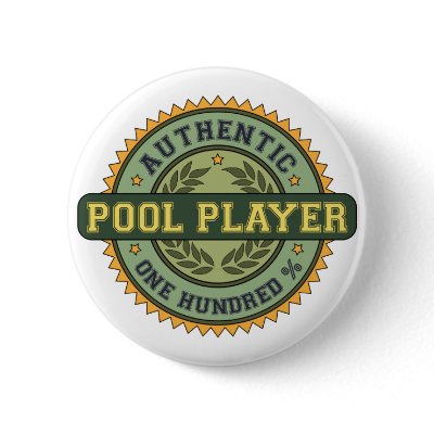 Authentic Pool Player Pin by 1000suns