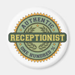 Authentic Receptionist Refrigerator Magnet