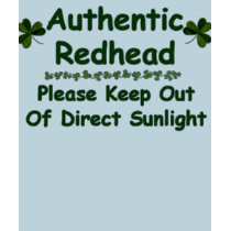 Authentic Redhead t-shirts by irishcountry Authentic Redhead t-shirts