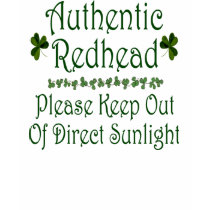 Authentic Redhead t-shirts by irishcountry Authentic Redhead t-shirts