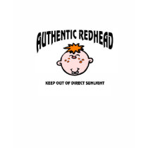 Authentic Redhead t-shirts by hbarlog Authentic Redhead t-shirts