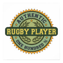 Authentic Rugby Player posters