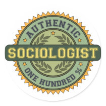 Authentic Sociologist Stickers