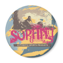 Authentic Surfing Tshirts and Gifts magnets