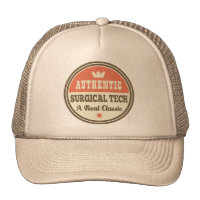 Authentic Surgical Tech Vintage Gift Idea Trucker Hat