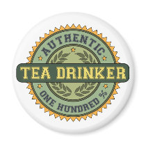 Authentic Tea Drinker magnets by 1000suns Authentic Tea Drinker magnets