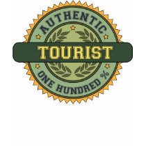 Authentic Tourist t-shirts by 1000suns Authentic Tourist t-shirts