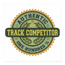 Authentic Track Competitor posters