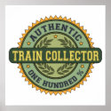 Authentic Train Collector posters