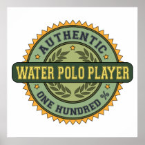 Authentic Water Polo Player Print