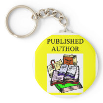 AUTHOR and writer Key Chain