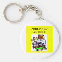 AUTHOR and writer Keychain