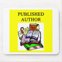 AUTHOR and writer Mouse Pads