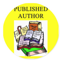 AUTHOR and writer Sticker